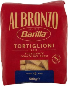 Barilla Al Bronzo Pasta Tortiglioni 500g
